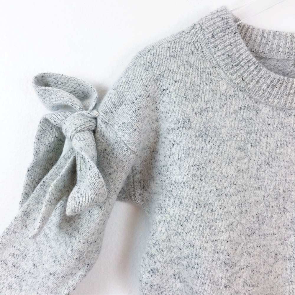 Ann Taylor Tie Bow Sweater - Picture 3 of 6